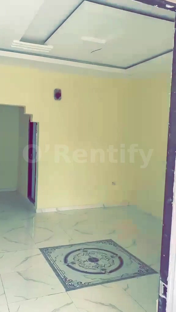 *TO LET: fantastic & fully furnished just out a very super dope 2 bedroom flat POP althrough fence and gate floor compou