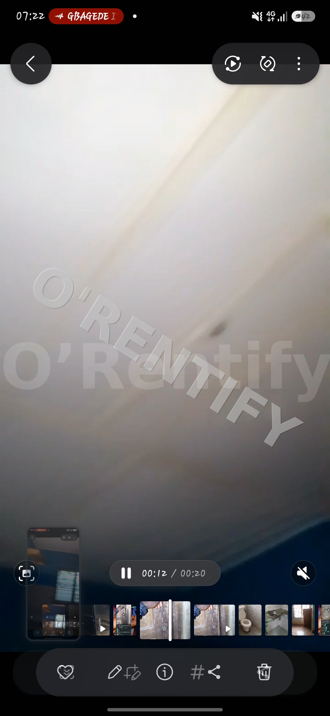Room self contain is available at south gate ( peace avenue aXis 7 minutes walk to school gate Fenced  Gated Electricit photo 2
