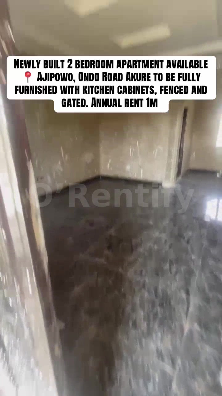 Newly built Just out 2 bedroom apartment for rent at Ondo road photo 2