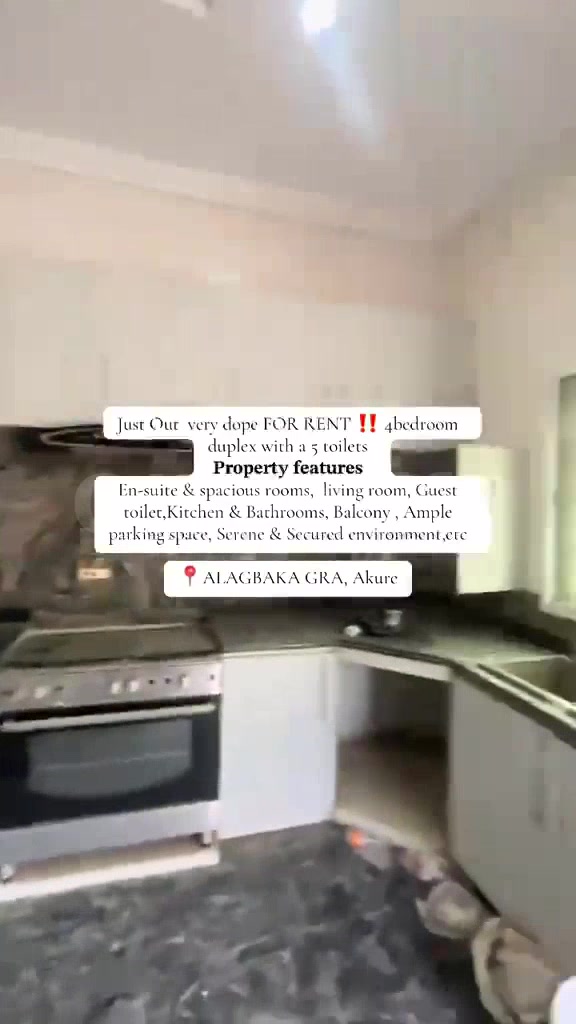 Newly built Just out 4 bedroom apartment for rent at alagbaka gra photo 3