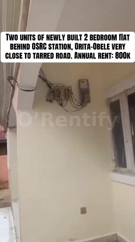 Newly built Just out 2 bedroom apartment for rent at orita obele very closed to tarred road photo 3