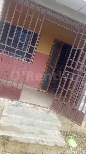 Room parlour selfcontain is available at owode llesa rent 350k running with water fully tiler kitchen cabinets paint agr
