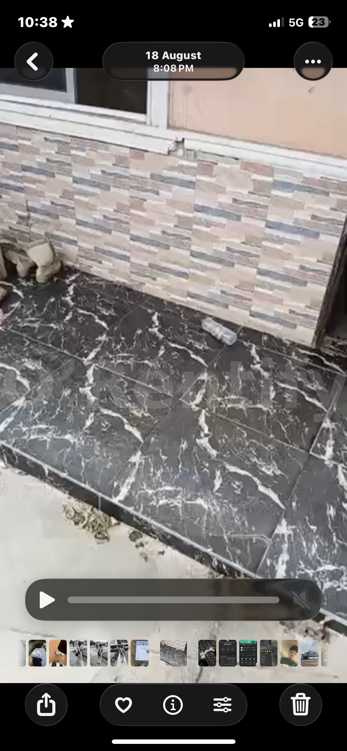 A standard 2-bedroom flat At Oke odu