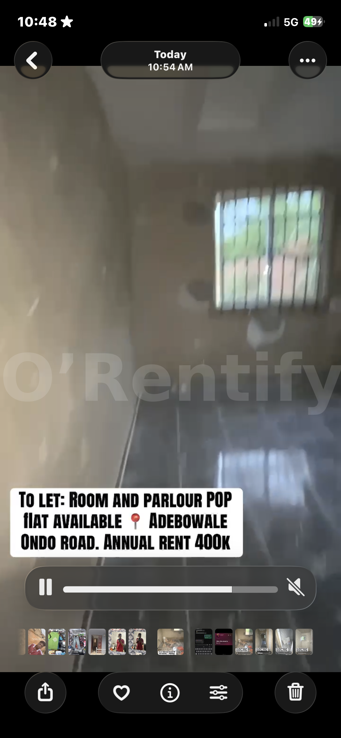 Super dope room and parlor self con available