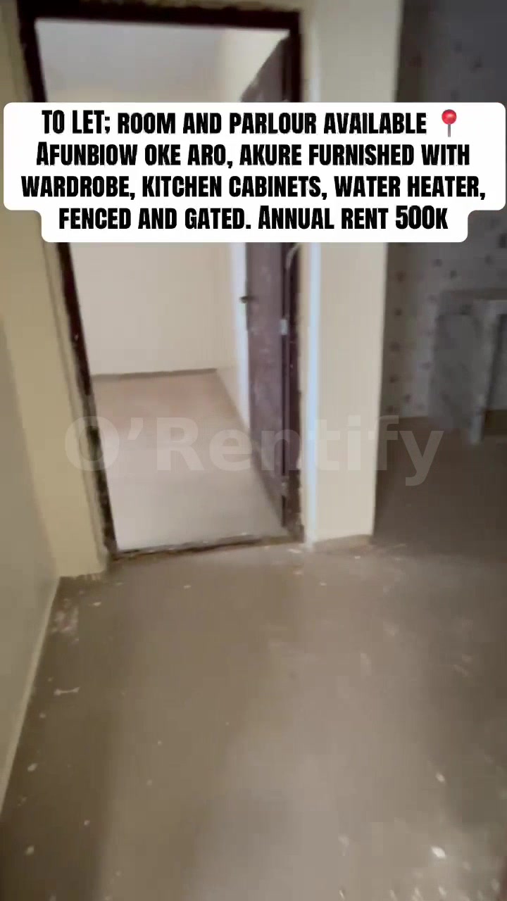 Room and parlor self con available for rent at Oke aro 500k rent photo 6