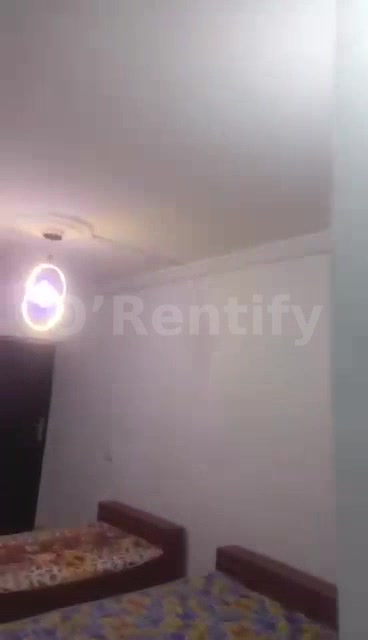 Double 2Man Room Female Hostel upstairs in Abule Oja off UNILAG/YABATECH Road with POP, all  single beds, Chandelier, Ai