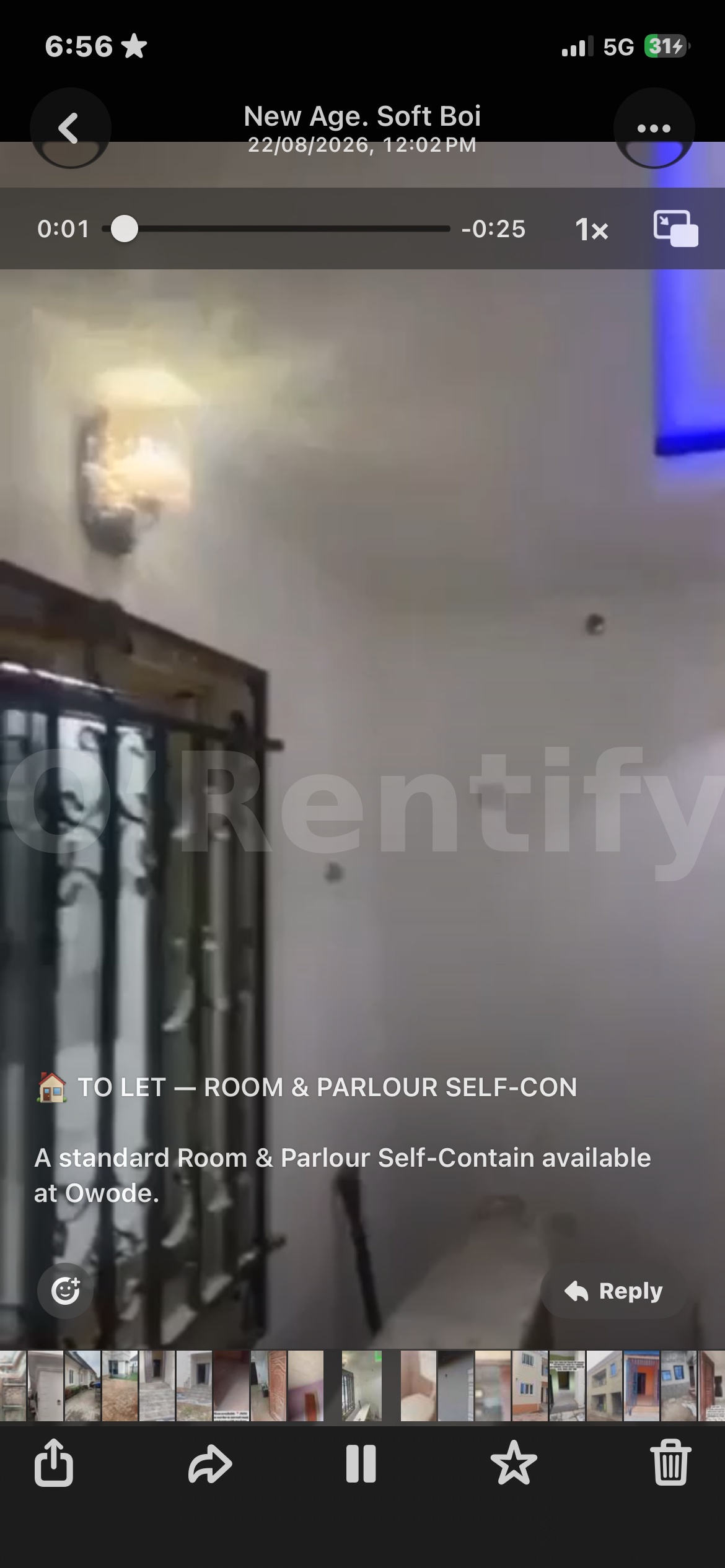 Room and parlor self contain at owode photo 5