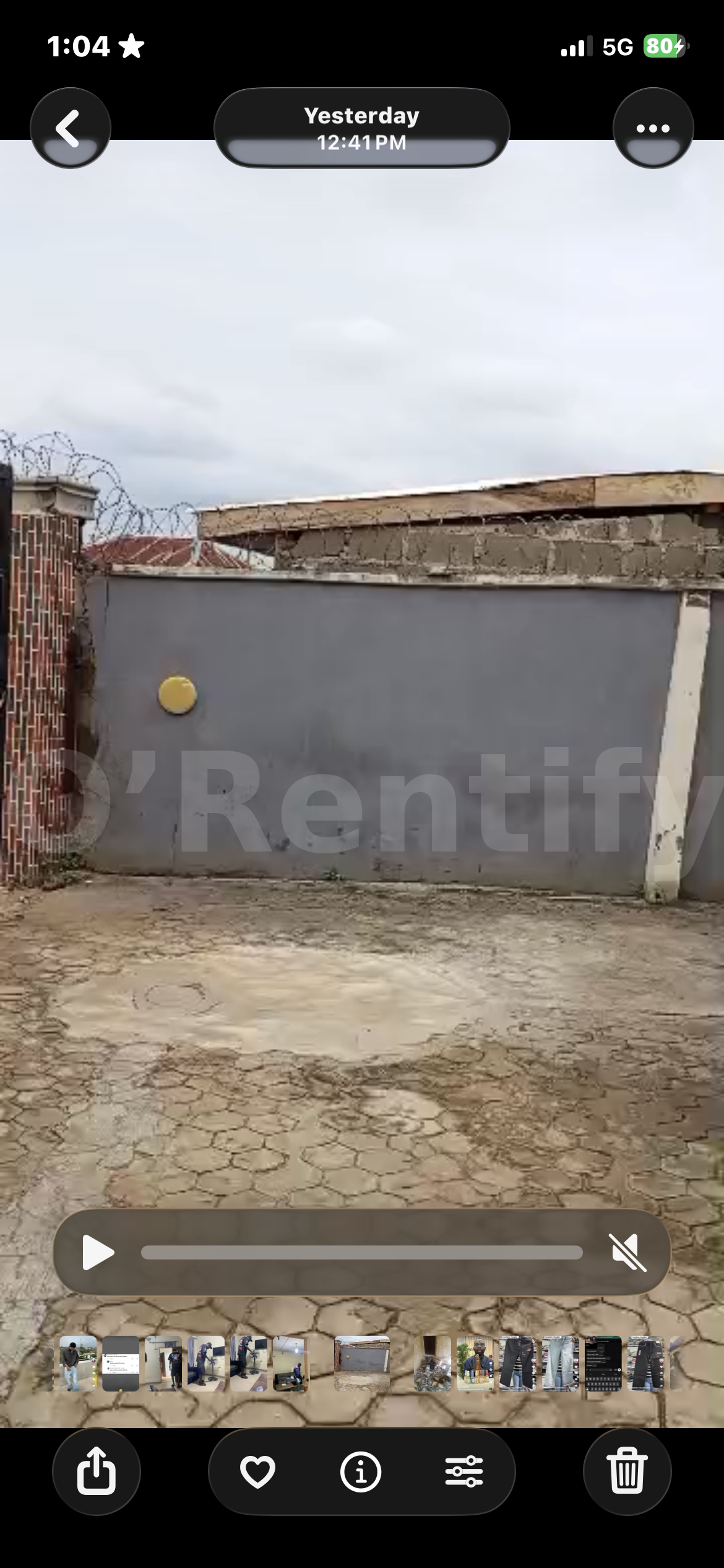 2 bedroom flat at Ayegbami Ijetu 3 in compound personal prepaid meter fenced and gated running water full tiles, full po in Nigeria