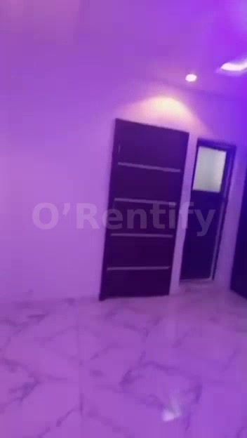 A very decent standard Roomself Con flat Upstairs with POP Ceiling screeded walls,wardrobe,kitchen cabinet, and all othe