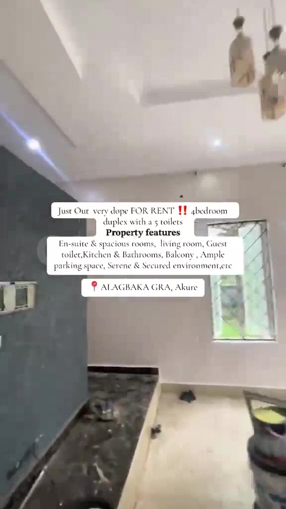 Newly built Just out 4 bedroom apartment for rent at alagbaka gra photo 5
